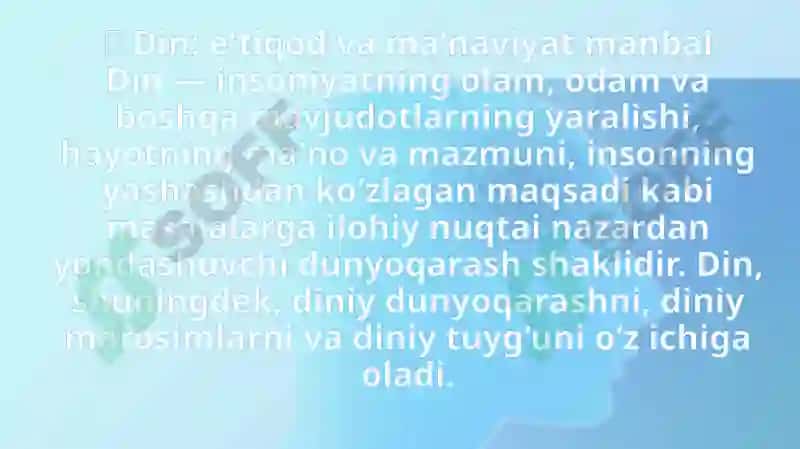 Din va hurfikrlilik 3