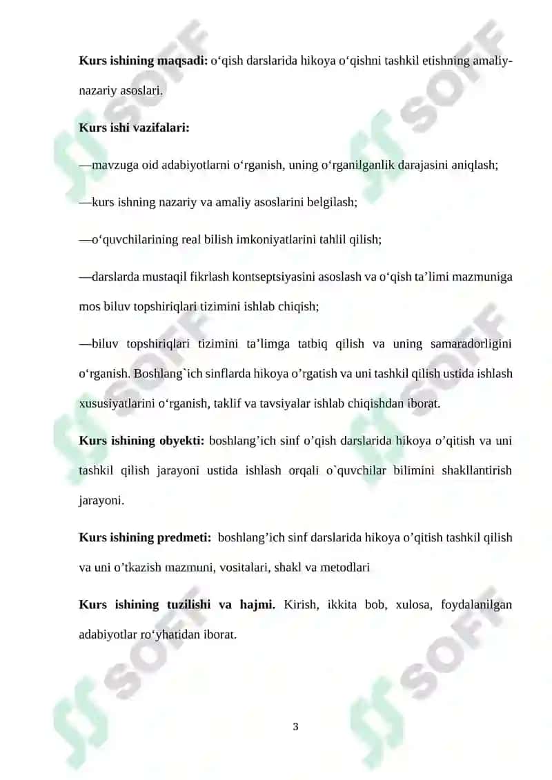 O’qish darslarida hikoya o’tish uslubiyati 3