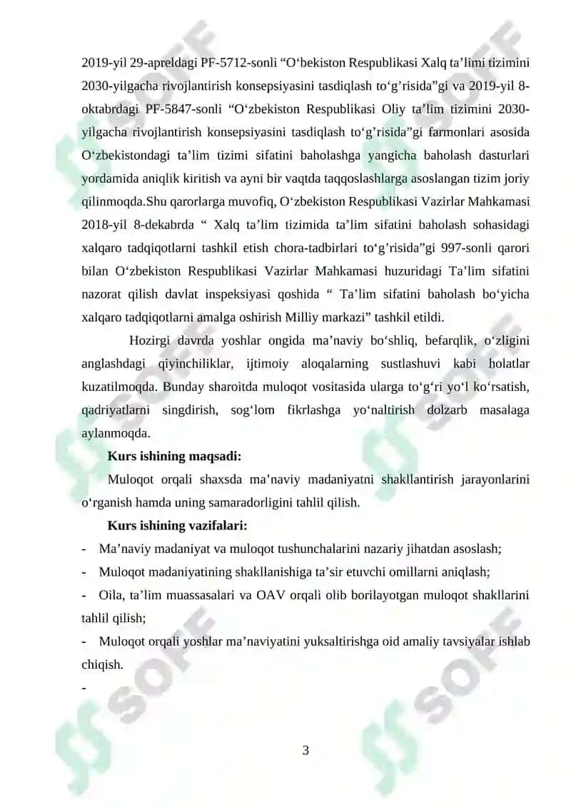 MULOQOT ASOSIDA MA'NAVIY MADANIYATNI SHAKLLANTIRISH 3