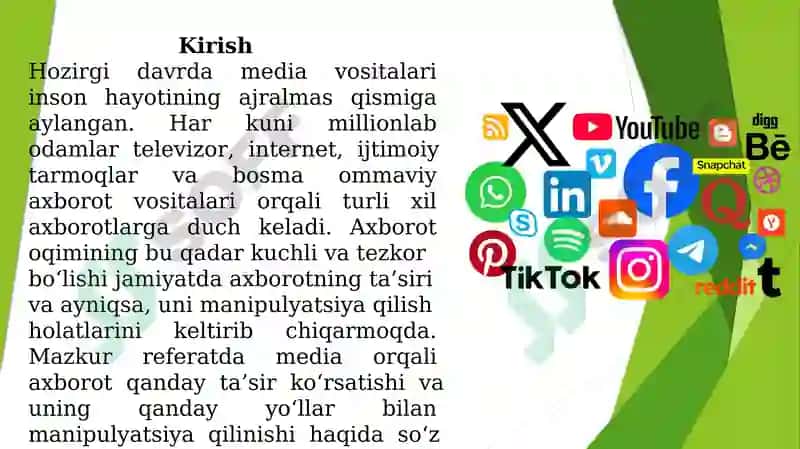 Mediavositalarida axborotning ta'siri va manipulyatsiyasi 3