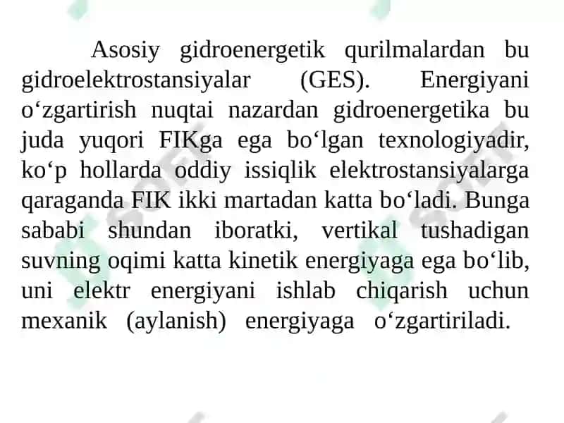 Gidroelektrostansiyalar 3