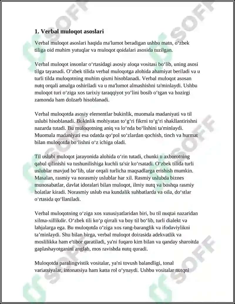 VERBAL VA NOVERBAL MULOQOT TURLARI 3