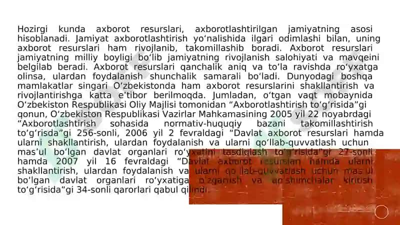 Turli global axborot resurslari bilan ishlash 3