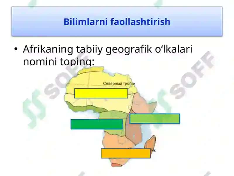 Afrikaning tabiiy geografik o‘lkalari 3