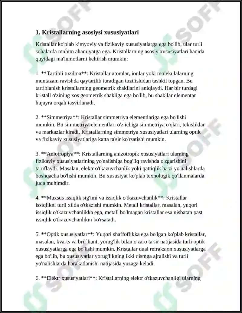 MODDALARNING KRISTALL TUZILISHI 3