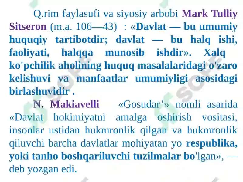 Davlat Haqida Umumiy Ta'limot 3
