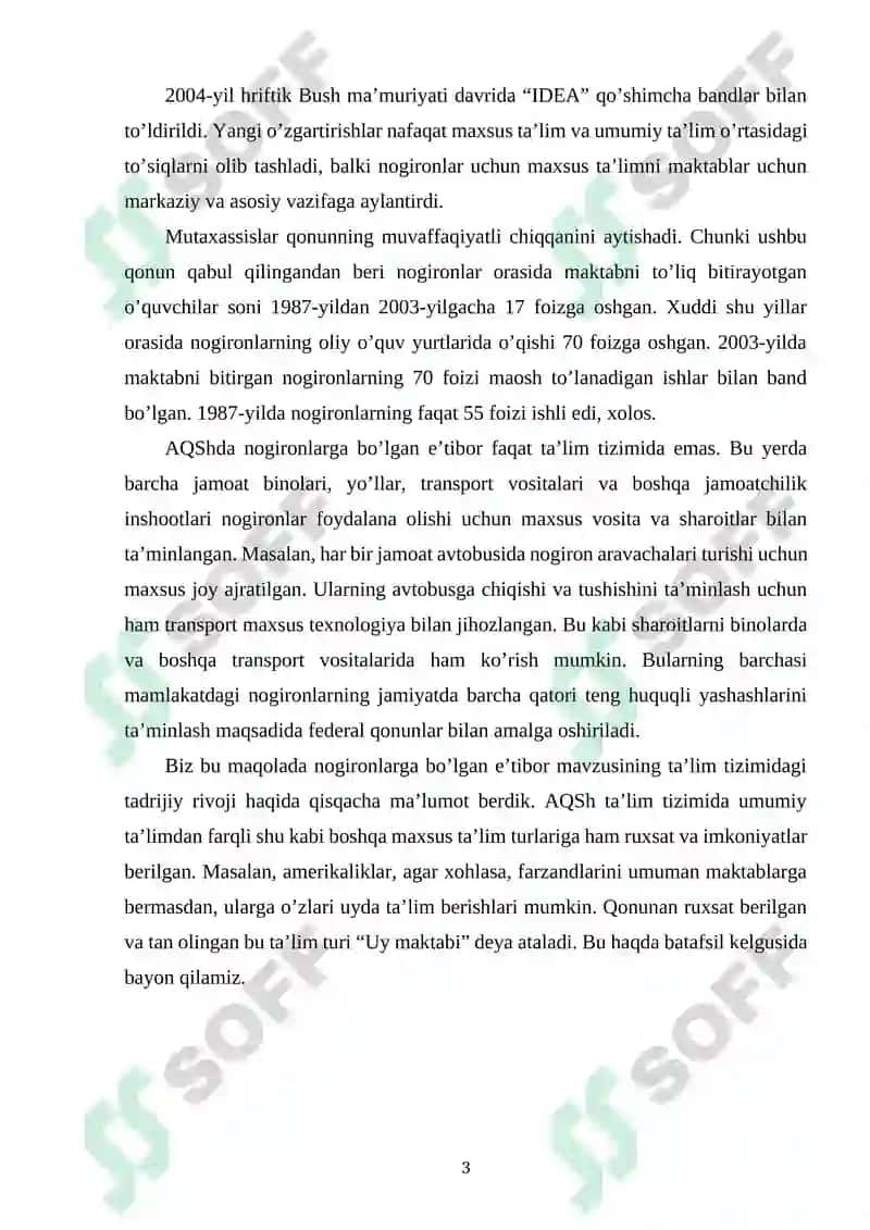 INKLYUZIV TA’LIM BO‘YICHA CHET EL TAJRIBASI 3