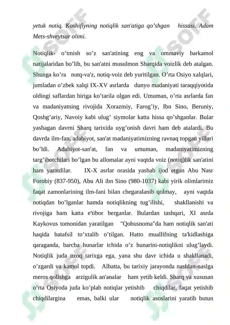 NOTIQLIK SAN’ATI TARIXIDAN 3