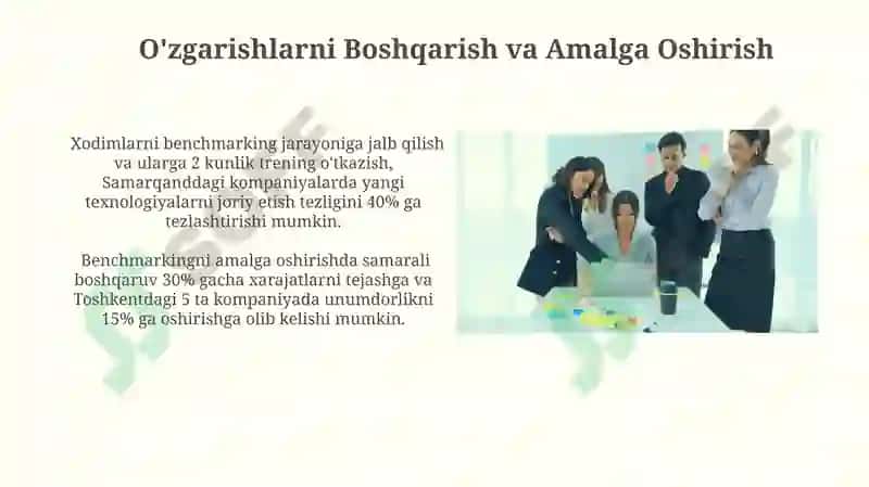 Benchmarkingni Amalga Oshirishda Menajmentning Rolini Tushunish 3