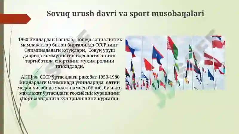 Sovuq urush davri va sport musobaqalari 3