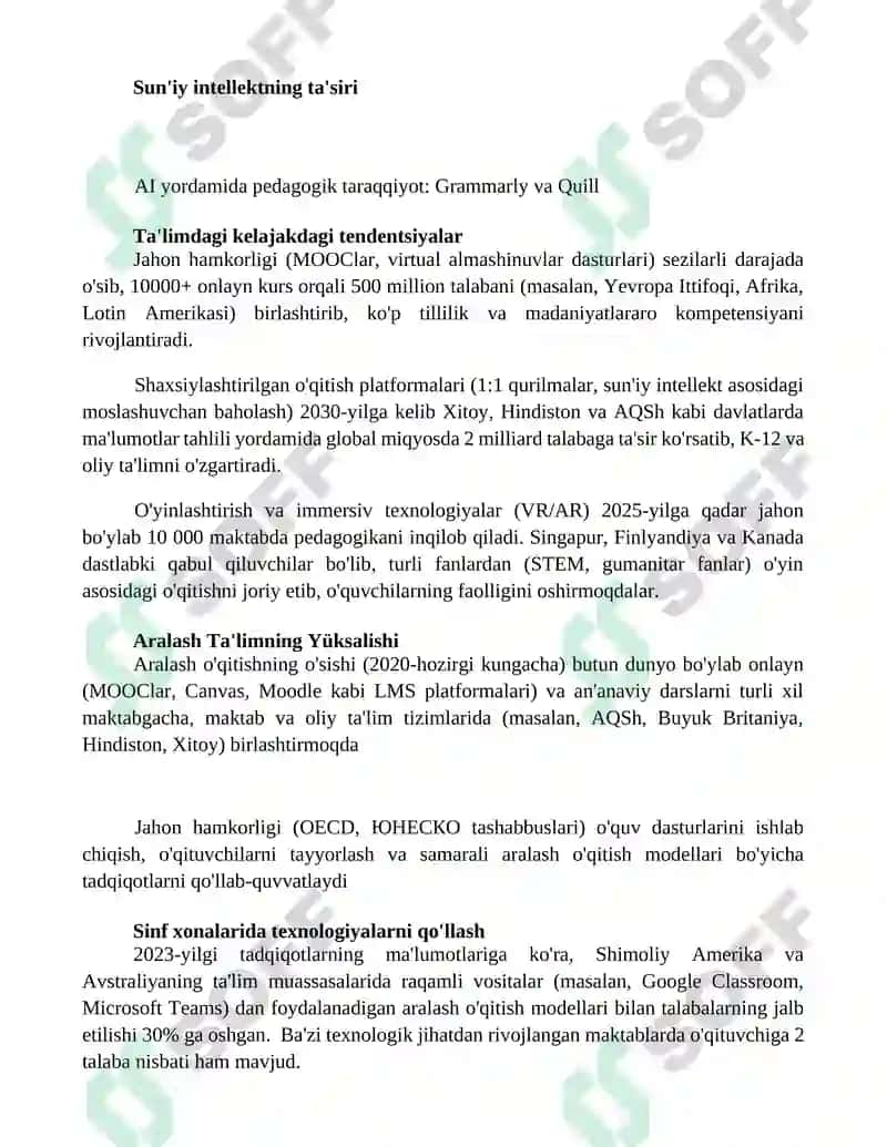 Pedagogika va Jahon ta'lim tizimlari 3