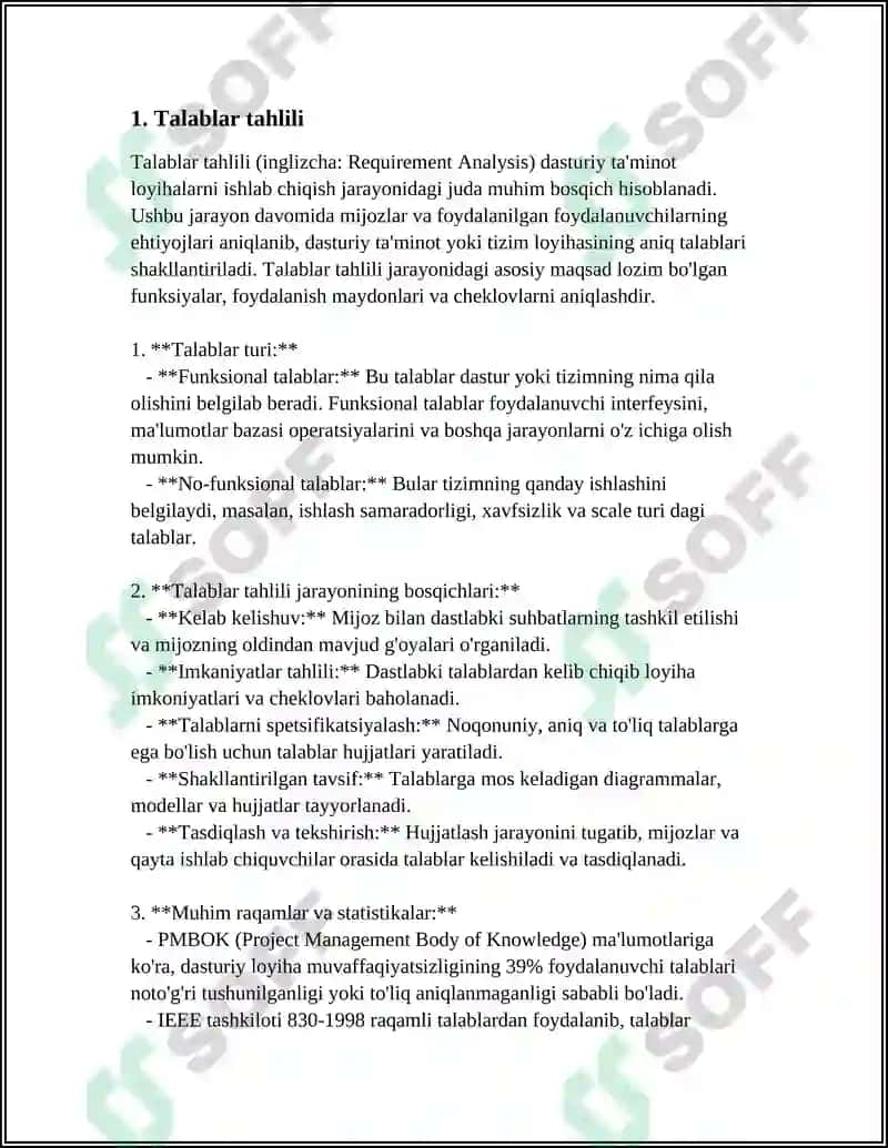 Talablar va Texnik Cheklovlar 3
