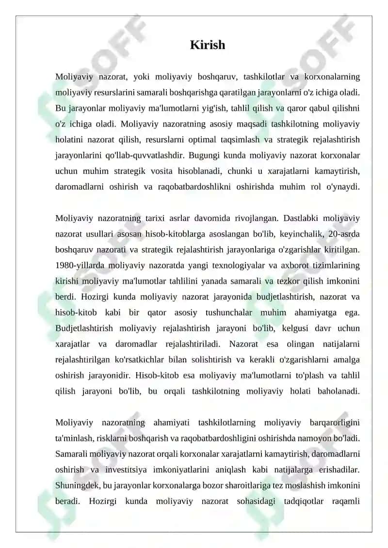Moliyaviy Nazoratning Mazmuni va Moxiyati 3