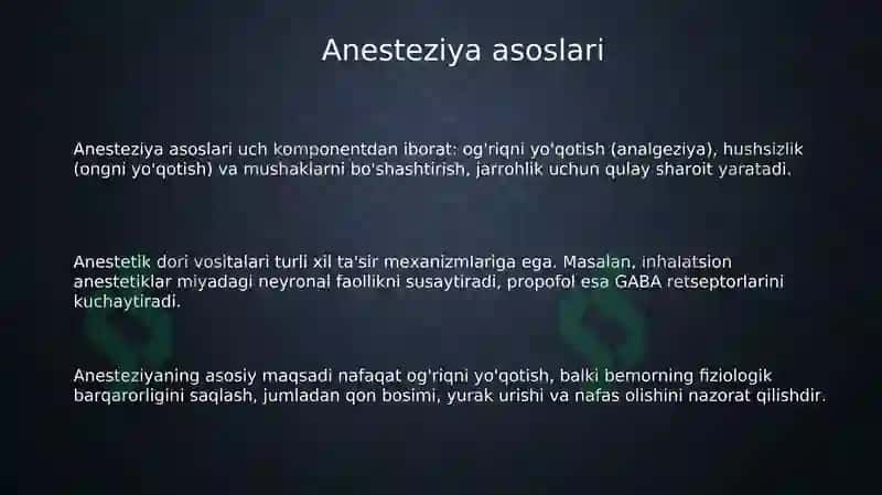Anesteziya asoslari 3