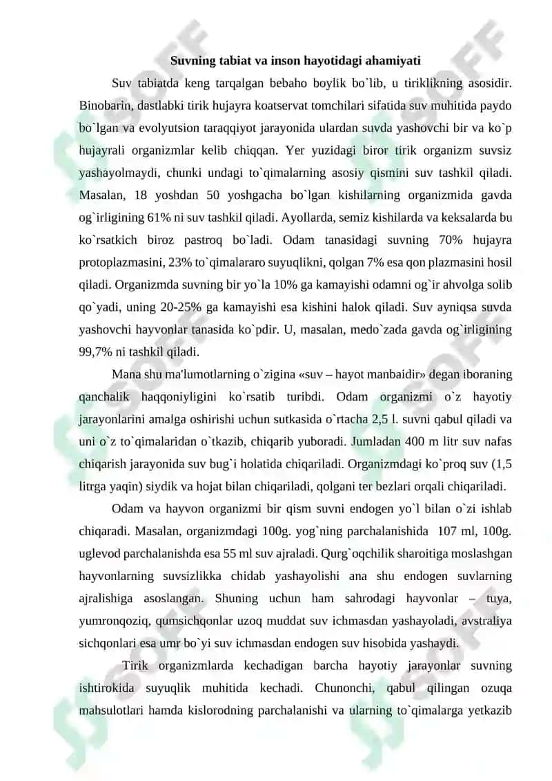 O`ZBEKISTON HUDUDINING SUV RESURSLARI 3