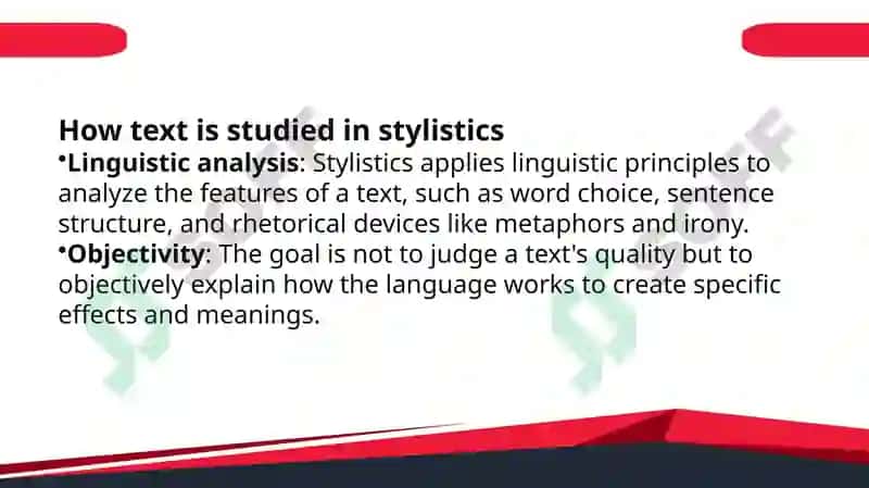 TEXT AS A SUBJECT OF STYLISTIC STUDY 3