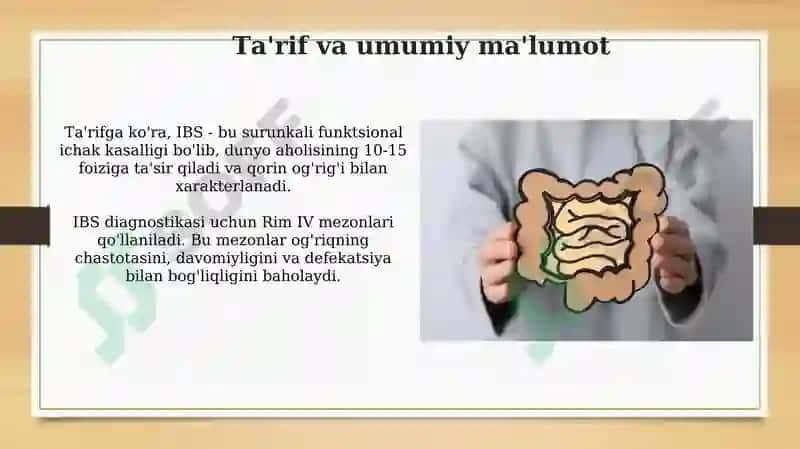 Ichak ta’sirlanish sindromi 3