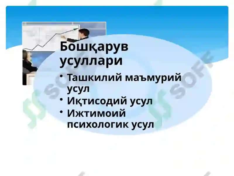 Бошқарув усуллари 3