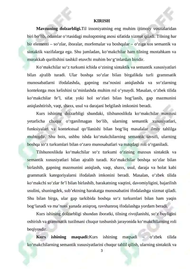 KOʻMAKCHILAR VA ULARNING SEMANTIK XUSUSIYATI 3