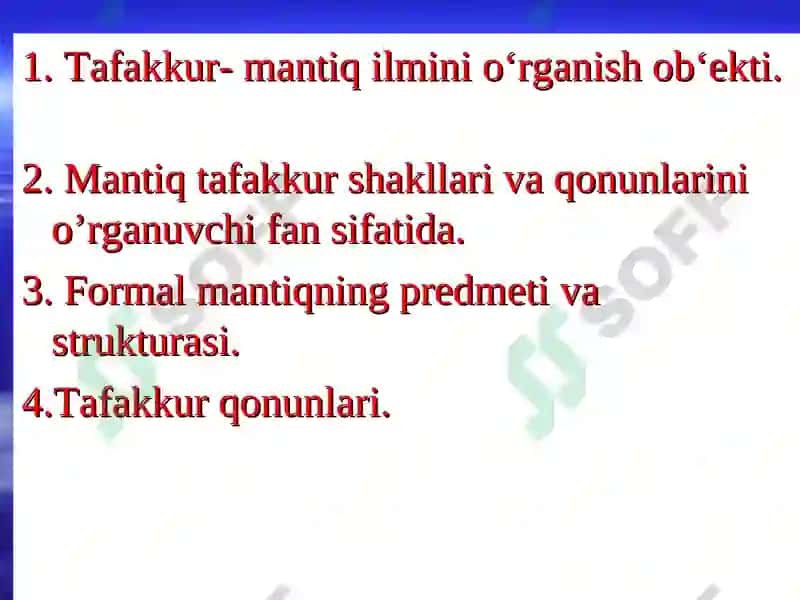 Mantiq bilish nazariyasi 3