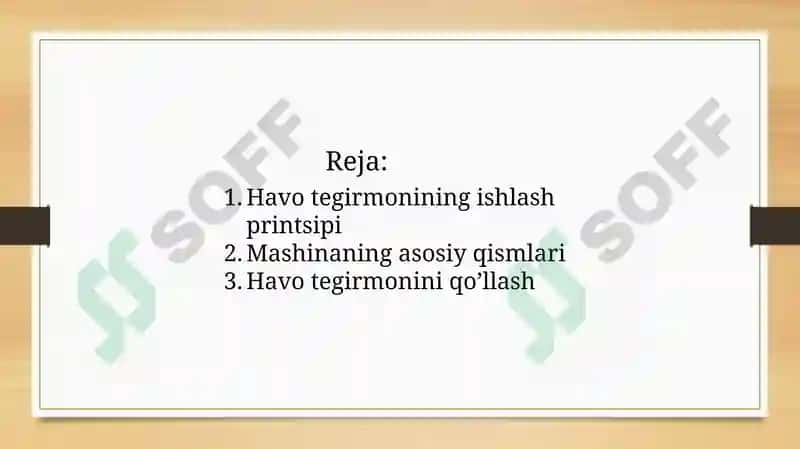 Oqimli tegirmonlar 3