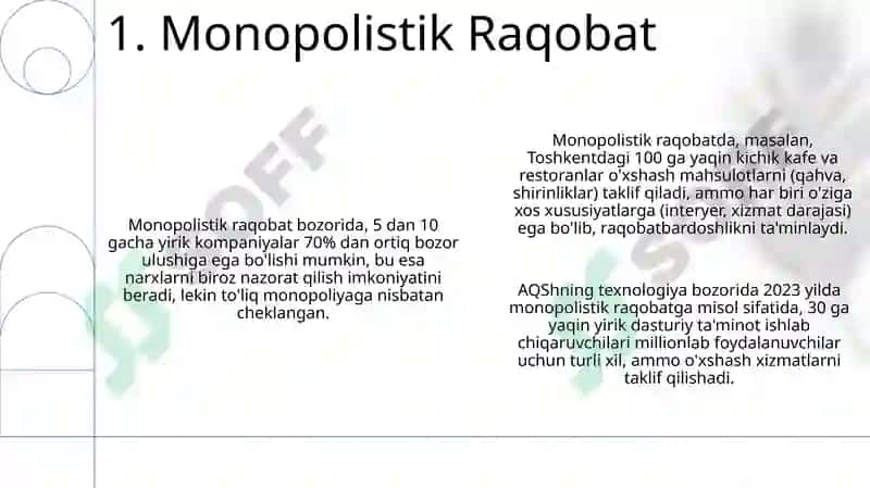 Monopolistik Raqobat 3
