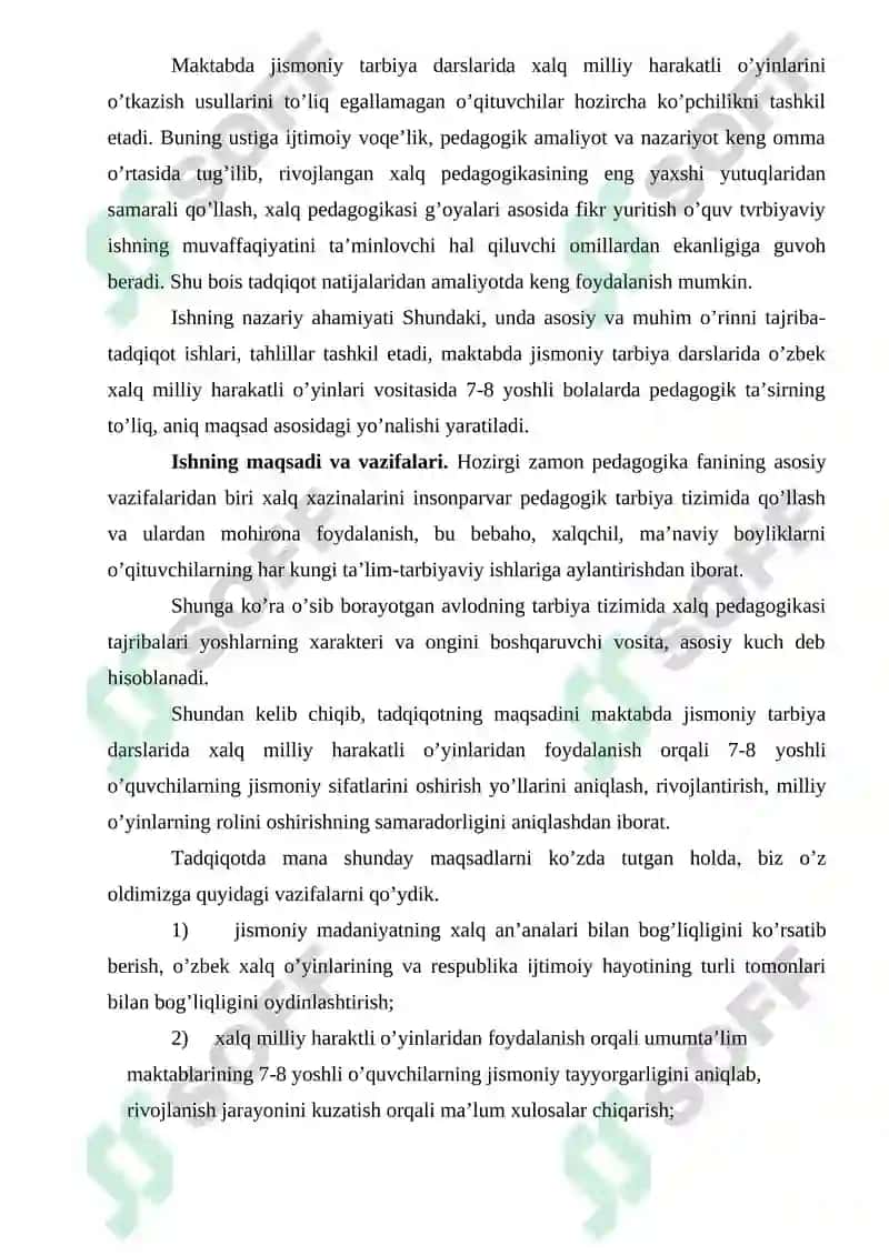 O'zbek Milliy Harakatli O'yinlar 3
