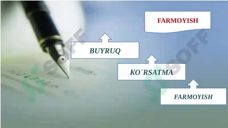 FARMOYISH HUJJATLARI 3