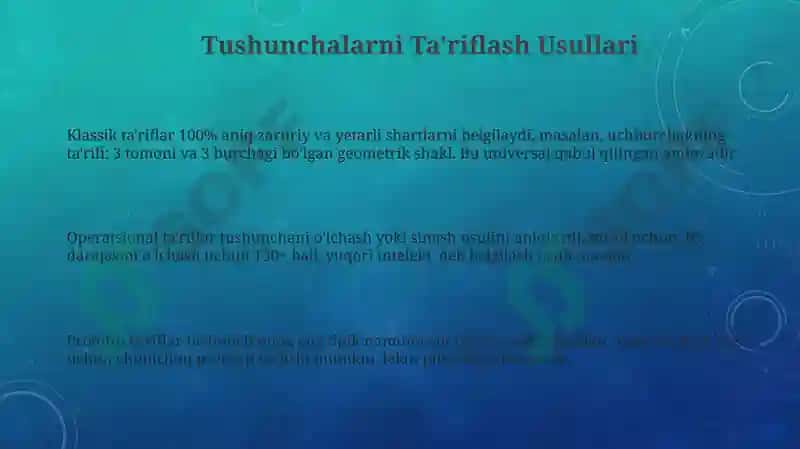 Tushunchalarnita'riflashgaoidmisollar 3
