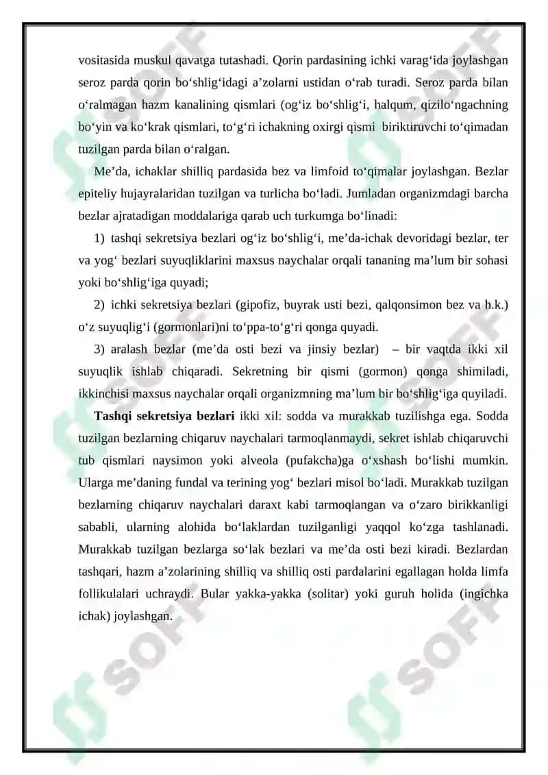 Ichki a’zolar haqida ta’limot 3
