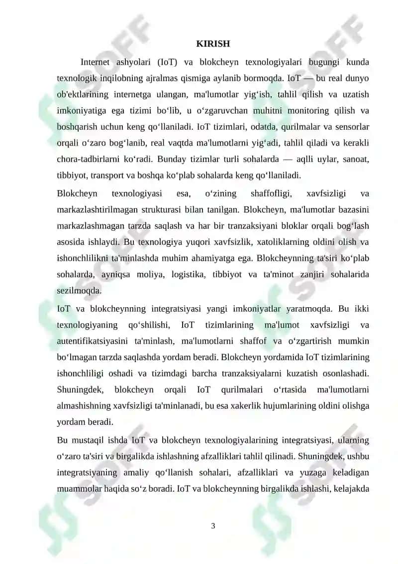 IoT va blokcheyn texnologiyalarining integratsiyasi 3