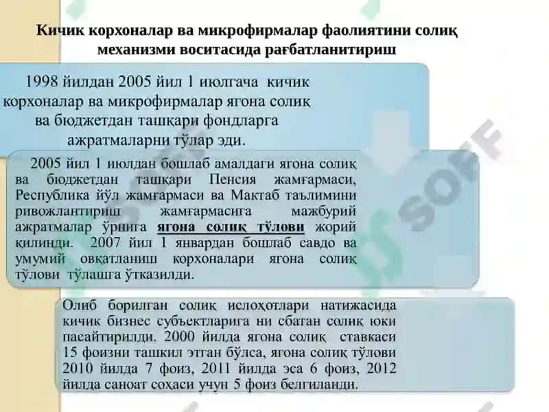 Солиқ солишнинг соддалаштирилган тартиби 3