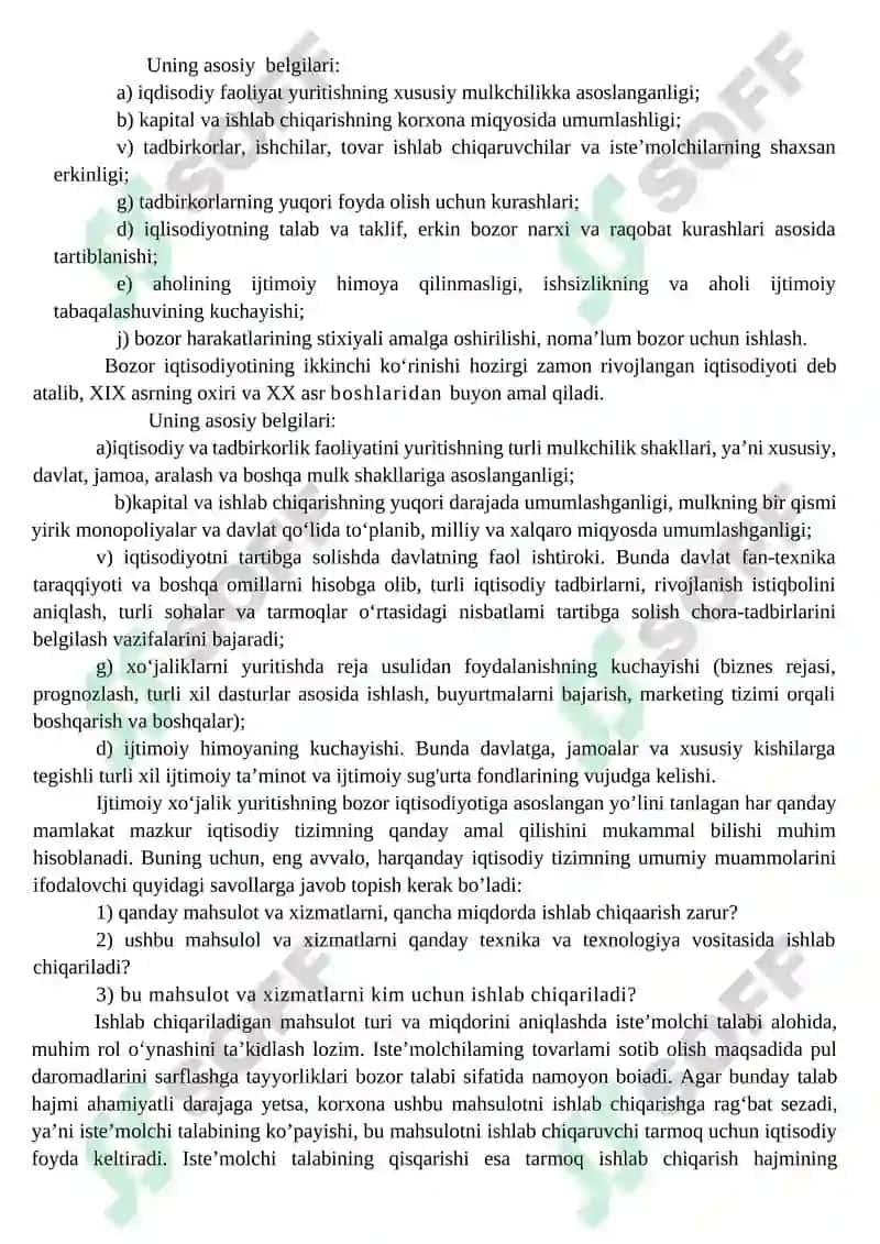 Bozor iqtisodiyoti 3