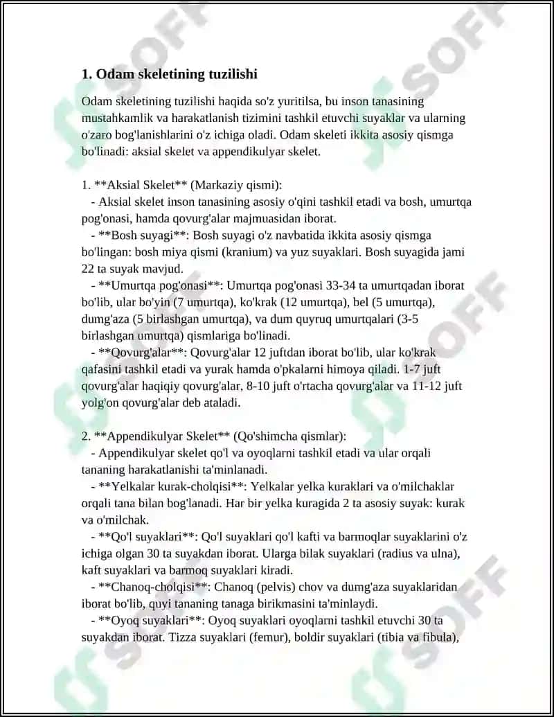 ANATOMIYA FANIDAN MUSTAQIL ISH 3