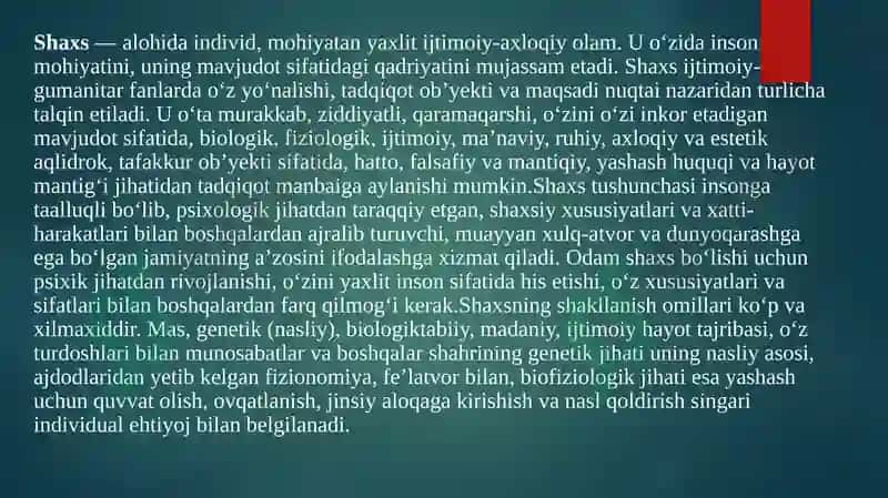 Shaxsiy jismoniy tarbiya 3
