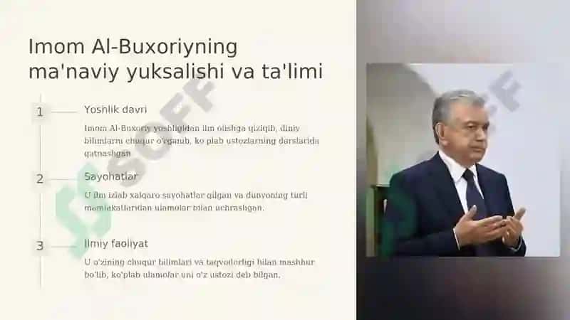 Imom Al-Buxoriy hayoti va ijodi.Ahmad Al-Farg'oniy merosi_2 3