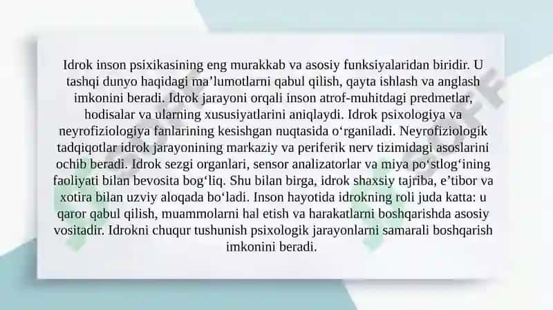 Idrokning neyrofiziologik mexanizmlari 3