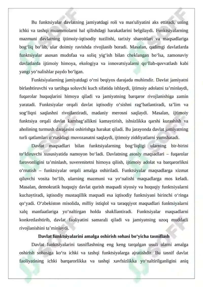 Davlat funktsiyalarini tasniflash 3