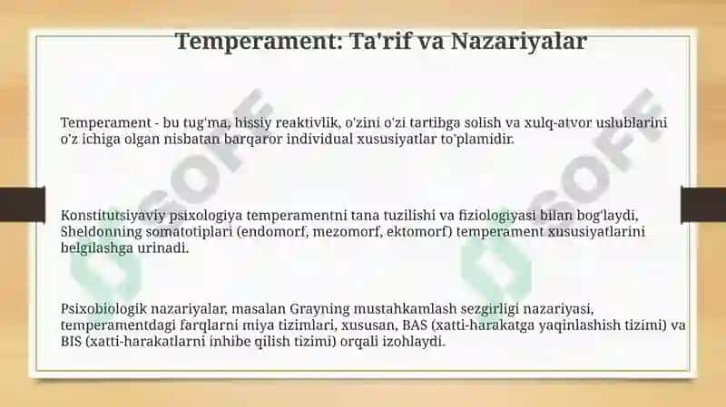 Temperamentvauningnazariyalari 3