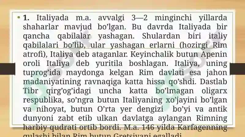Qadimgi Rim sivilizatsiyasi 3