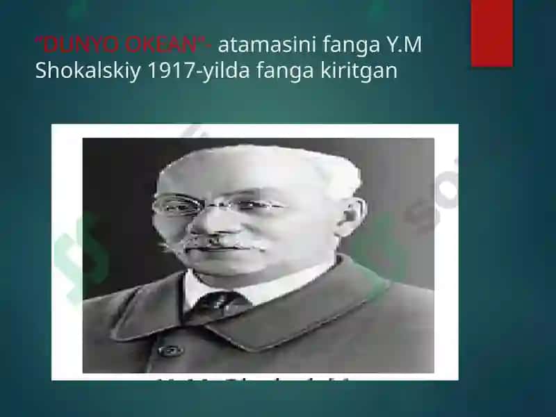 Dunyo Okeanivauning qismlari 3