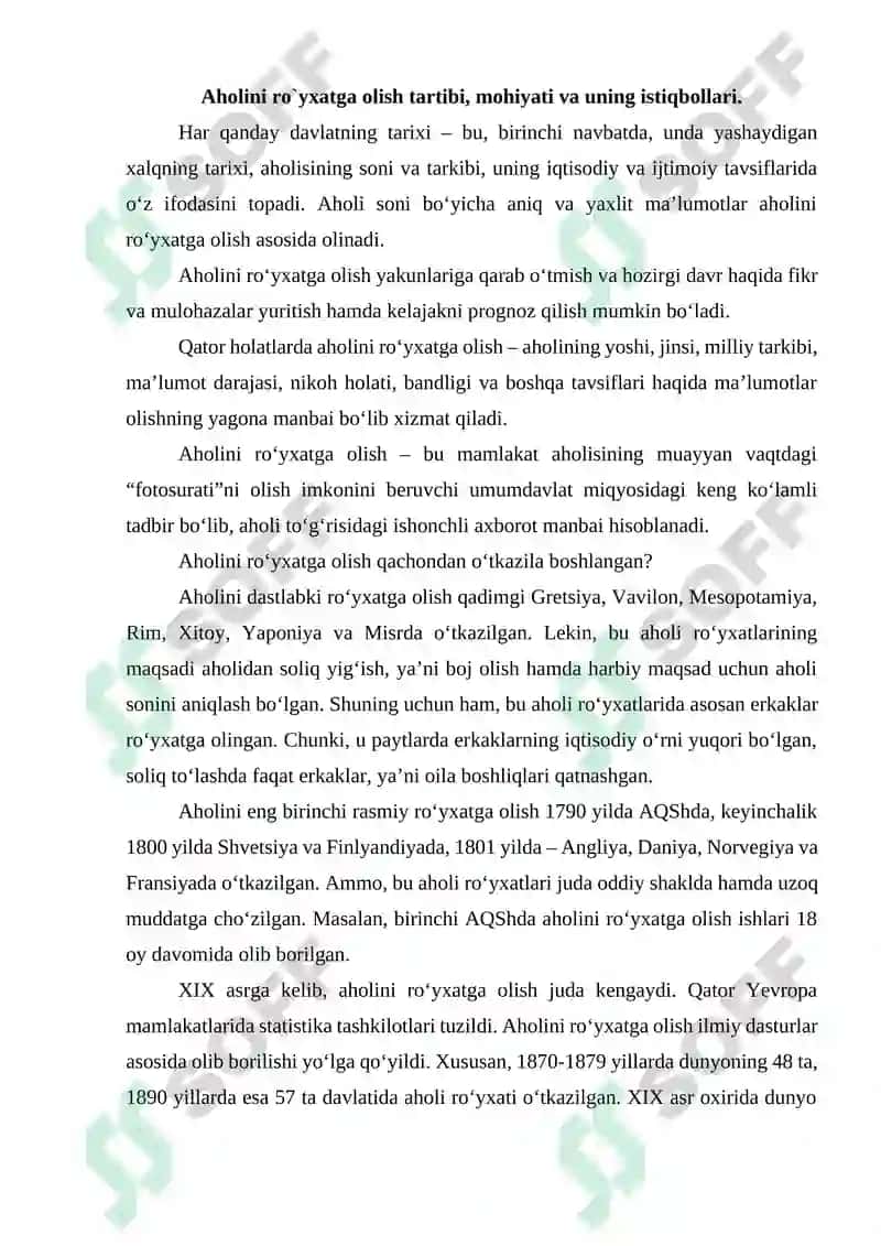 Aholini ro‘yxatga olish 3