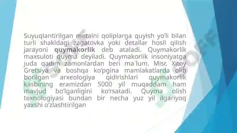 Uzluksiz quymaolish texnologiyasi 3