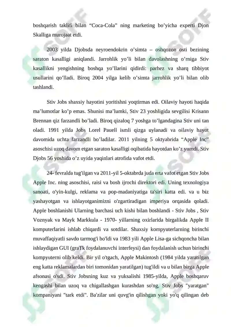 Stiv Jobs boshqaruv tizimi 3