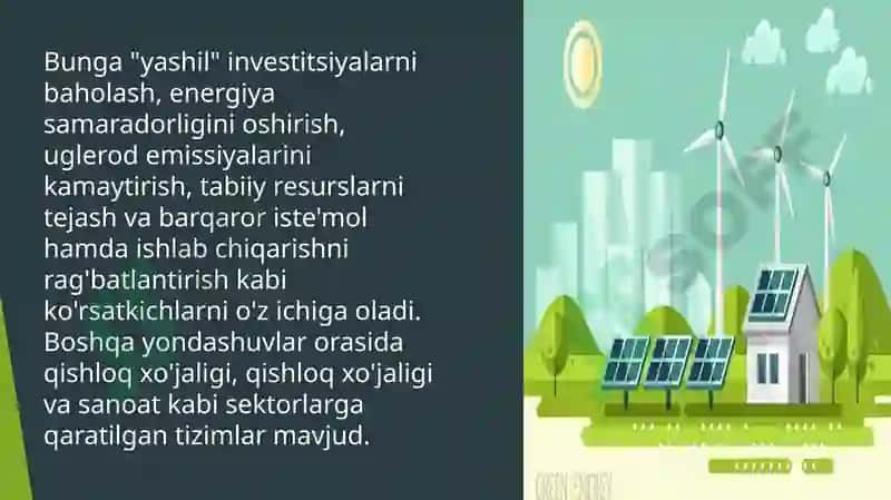 Yashil iqtisodiyot 3