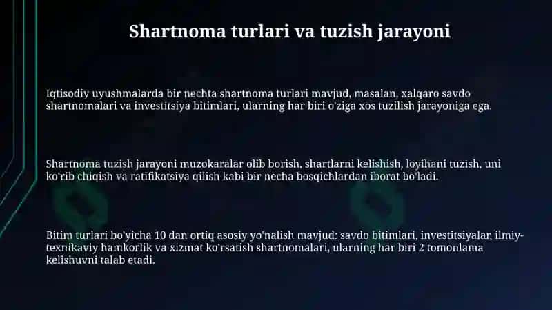 Shartnomalar tuzish asoslari 3