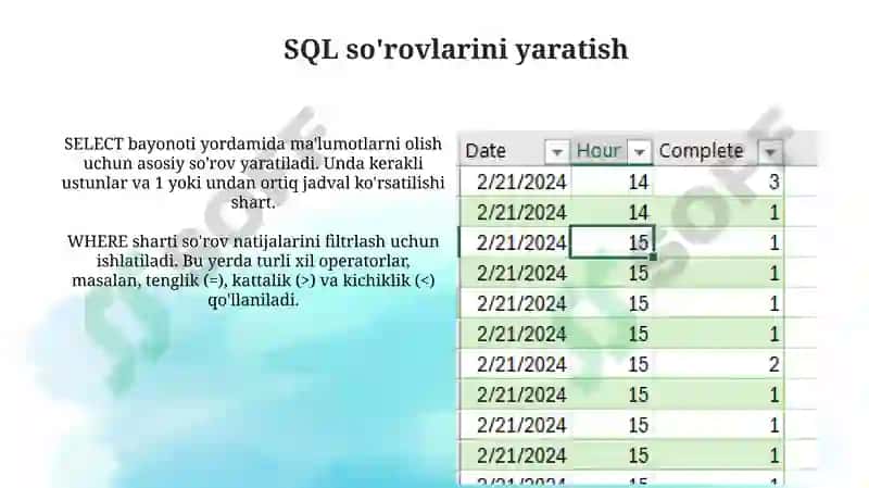 SQLtilidaso`rovlaryaratishvatahlil 3