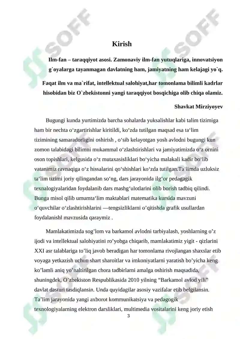 Oʻz-oʻziga qoʻshma unitar va normal chiziqli almashtirishlar 3
