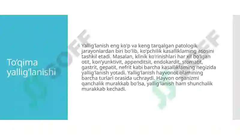 To'qima yallig’lanishi 3