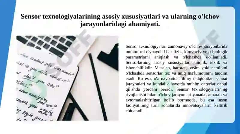 Sensor texnologiyalari 3